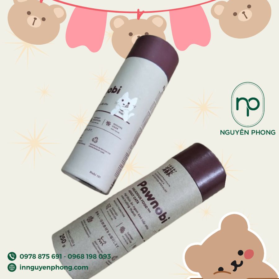 Mẫu hộp trụ tròn đẹp